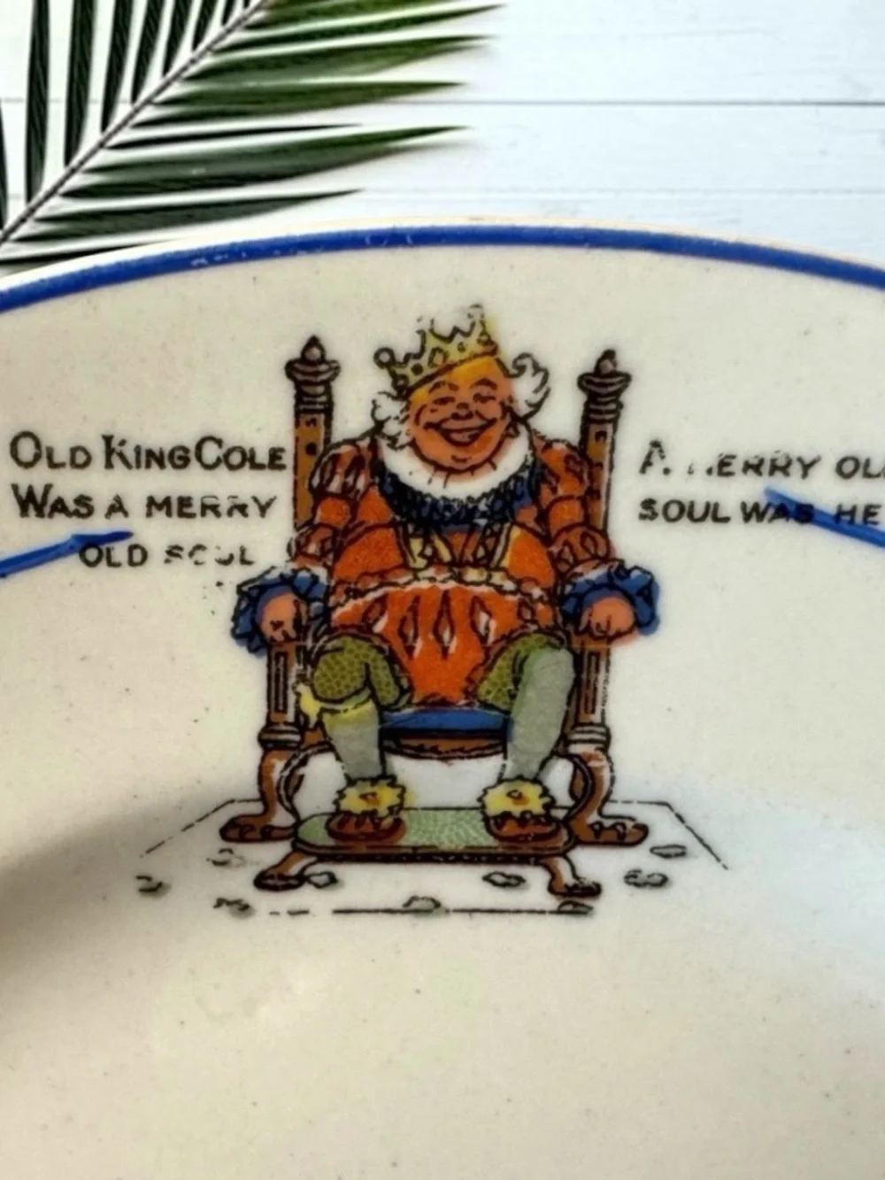 VINTAGE Elpco Little Jack Horner Nursery Rhyme Plate - Collectible Dishware